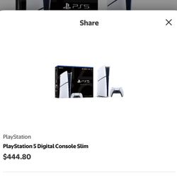 PS5 Digital Console Slim