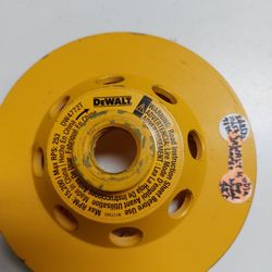 Dewalt Diamond 4"  Cup Wheel EP Turbo Grinding Blade