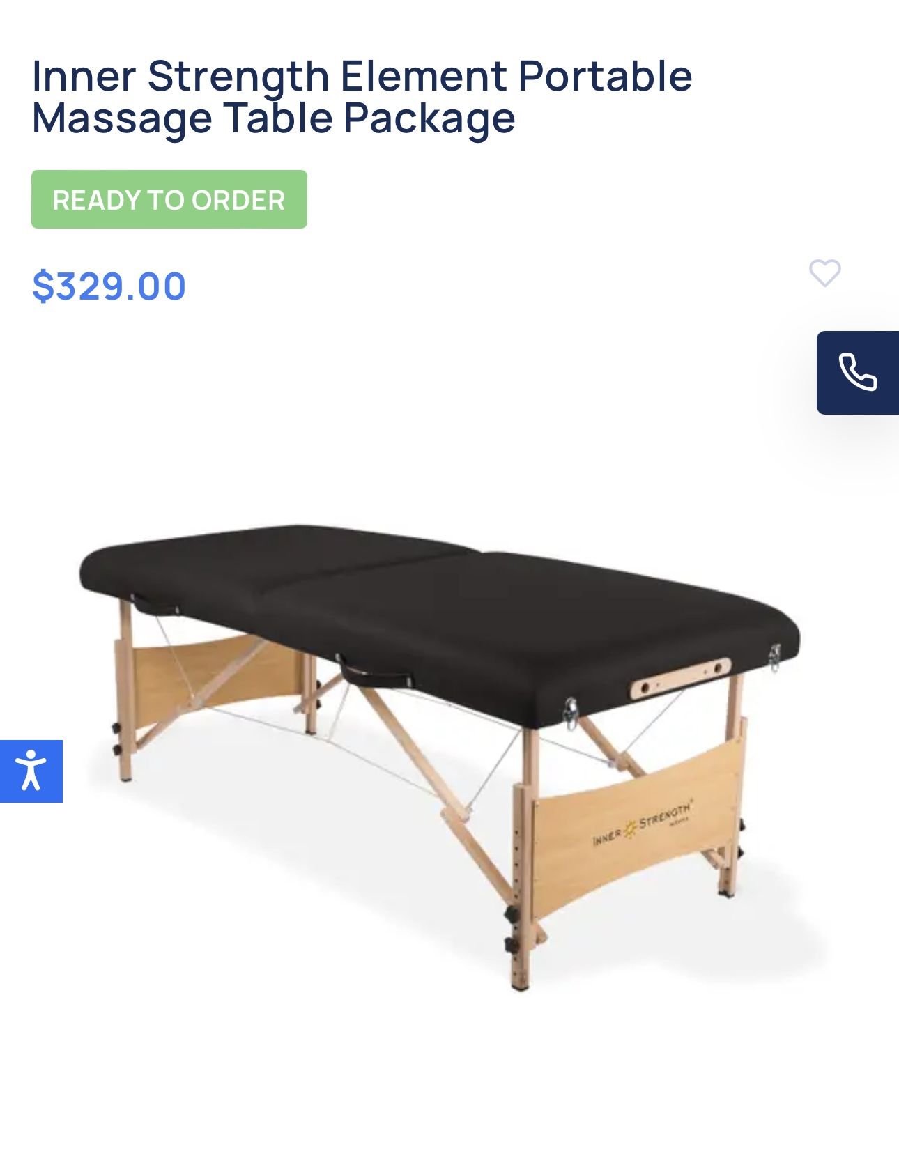 Earthlite Inner Strength Portable Massage Table 