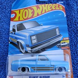 Hot Wheels 83 Chevy Silverado Square Body Pick Up Truck (VALENCIA)  $8