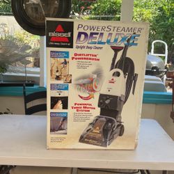 Bissell Power Steamer Deluxe Upright Deep Cleaner.