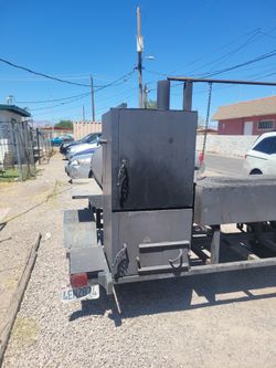 Smoker, BBQ, Griddle Trailer