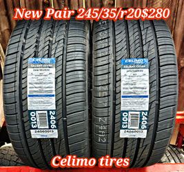 New Pair of 2 celimo tires 245/35/r20 XL 95Y 50.000 Miles warranty ‼️ free instalation and balance ‼