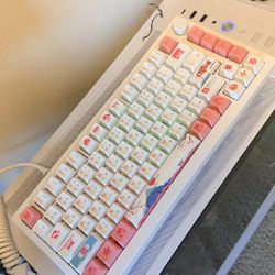 MOD007B PC Tokyo Akko Magnetic Switch Gaming Keyboard 8K HZ Wired Polling Rapid Trigger RGB Used Kawaii