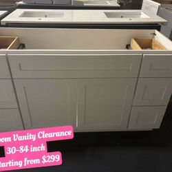 Bathroom Vanity Clearance,30-84 inch
