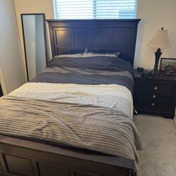 Full Size Bed And Night Stand