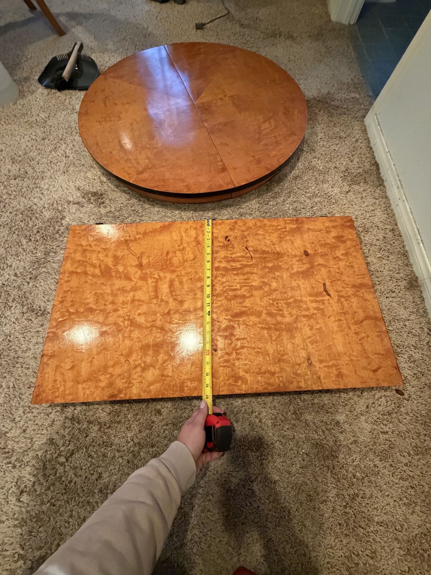 Matching Wood Dining Table, Dresser and 2 chairs