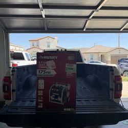 4.5 Gal. 175 PSI Portable Electric Oil-Free Quiet Twin Stack Jobsite Air Compressor w/Rubber Wheels and 2-Quick Couplers