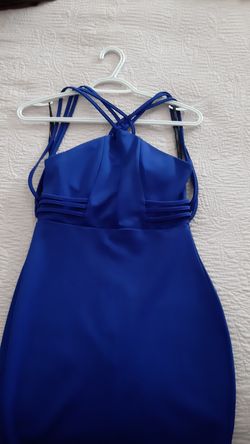 Royal blue dress