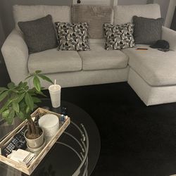 Sectional Furniture Gray Color Semi New 