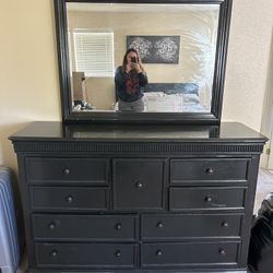 Large Dresser With Mirror