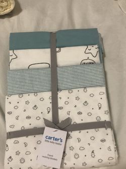 Muslin blankets / Carter Baby blankets