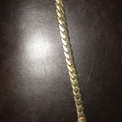 1 Left! Cuban Bracelet 18k Gold Plated