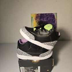 Size 8c - Kids Joker Jordan 3's - $65