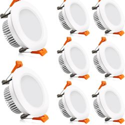 8pack 2 Inch LED Recessed Lighting, Dimmable Downlight 3W,35W Halogen Equivalent