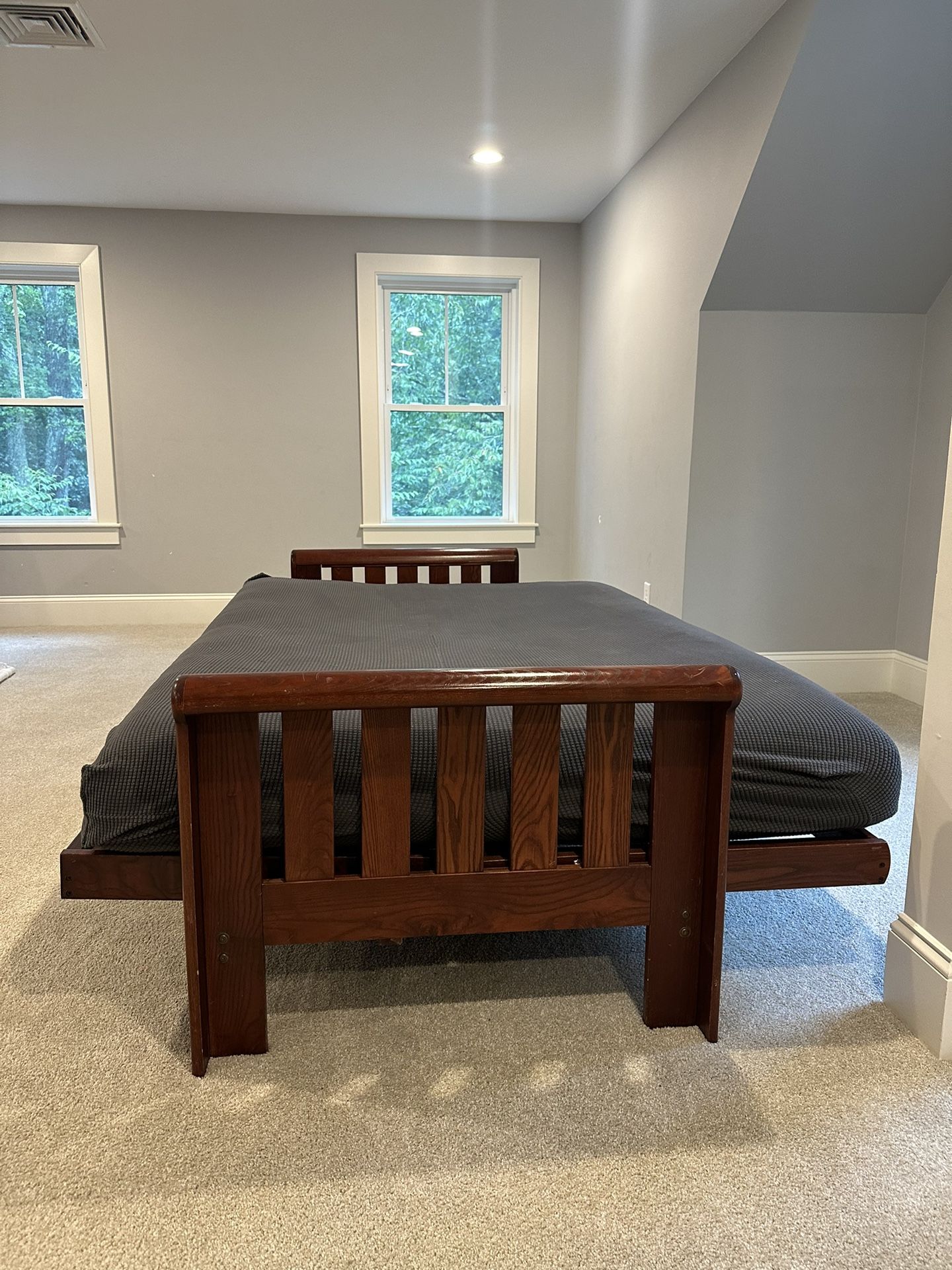 Futon Bed With Extra Thick Mattress And Cover