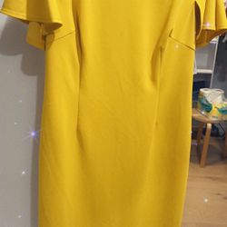 Elegant Yellow Dress 😍