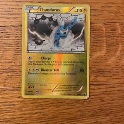 Thundurus Pokemon Card (Glossy)
