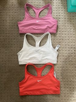 Nike sports bras, kids size L