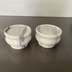 Solid Marble Candle Holders
