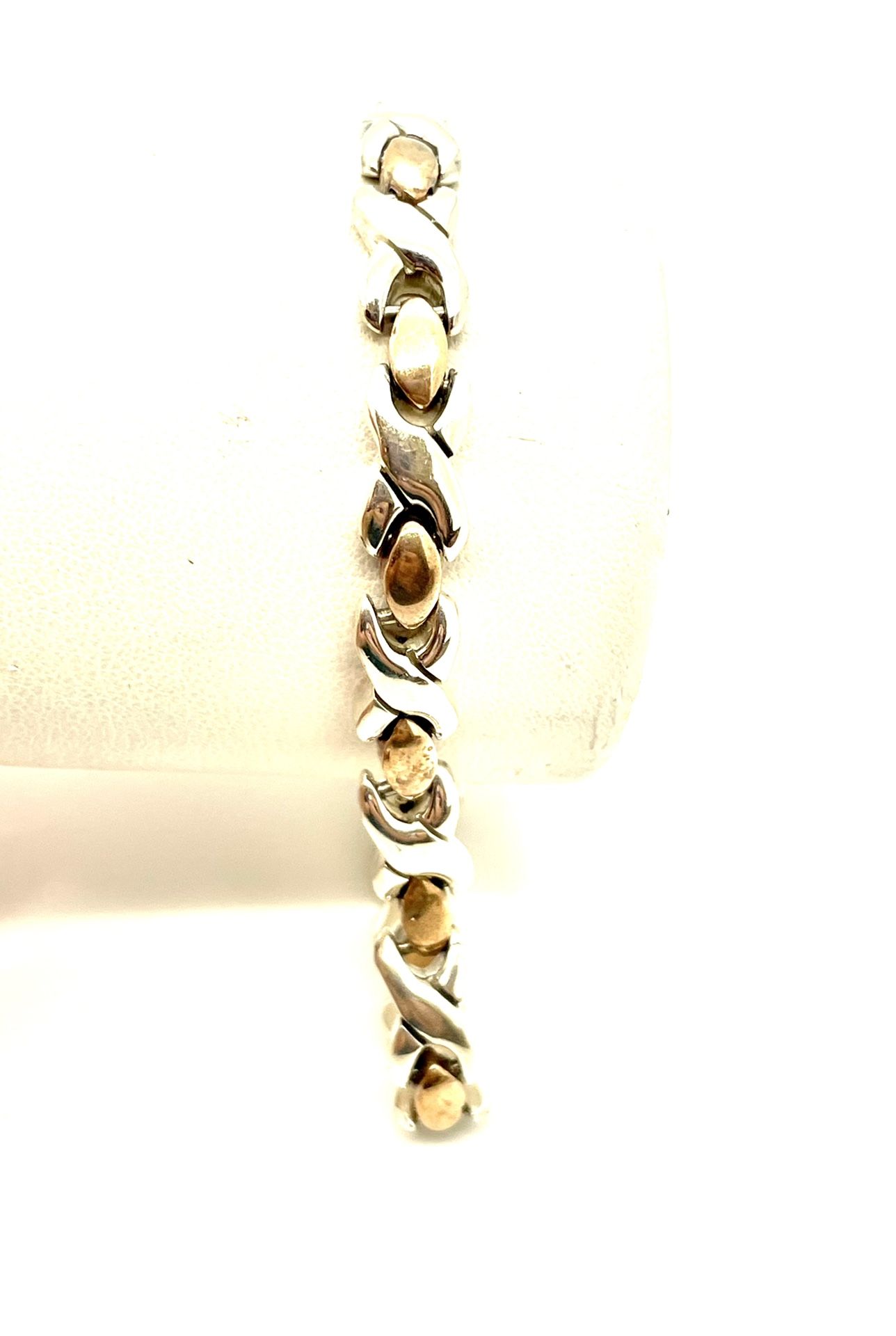 Sterling Mexican Bicolor Bracelet