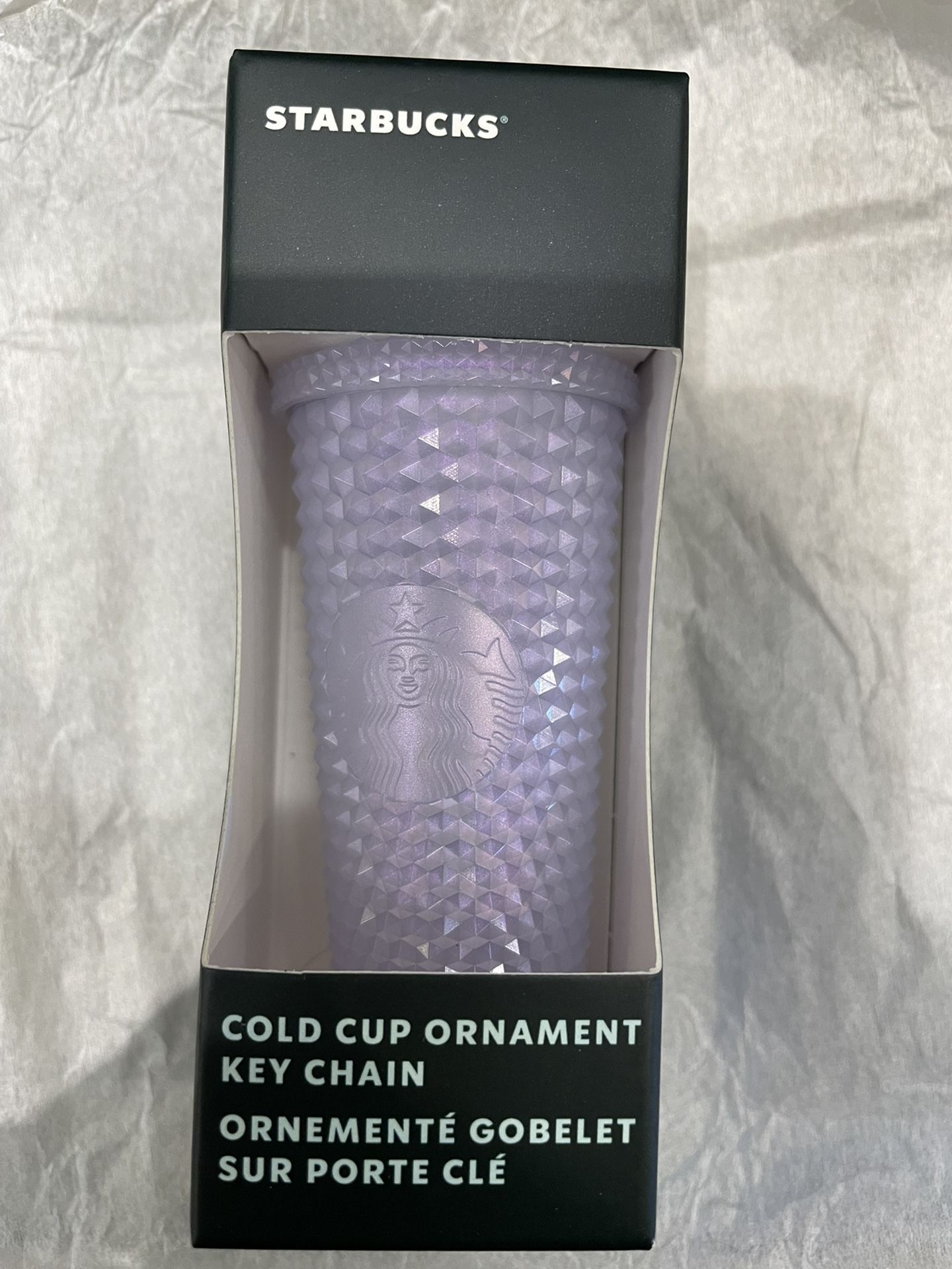 Purple Studded Starbucks Tumblr Ornament