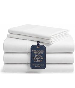Good Sleep Bedding split king sheet 100% Egyptian cotton and sateen