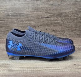 Under Armour Shadow Elite 3 FG Men's Sz 11 Gray Blue Soccer Cleats ((contact info removed)-026