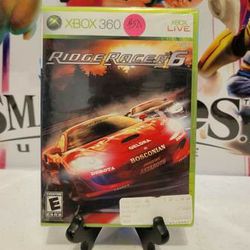 New Ridge Racer 6 Xbox 360 Racing Video Game Sealed