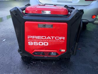 FOR SALE — Quiet Power 9500W Inverter Generator • Electric Start • 287 Hours • $1450 FIRM