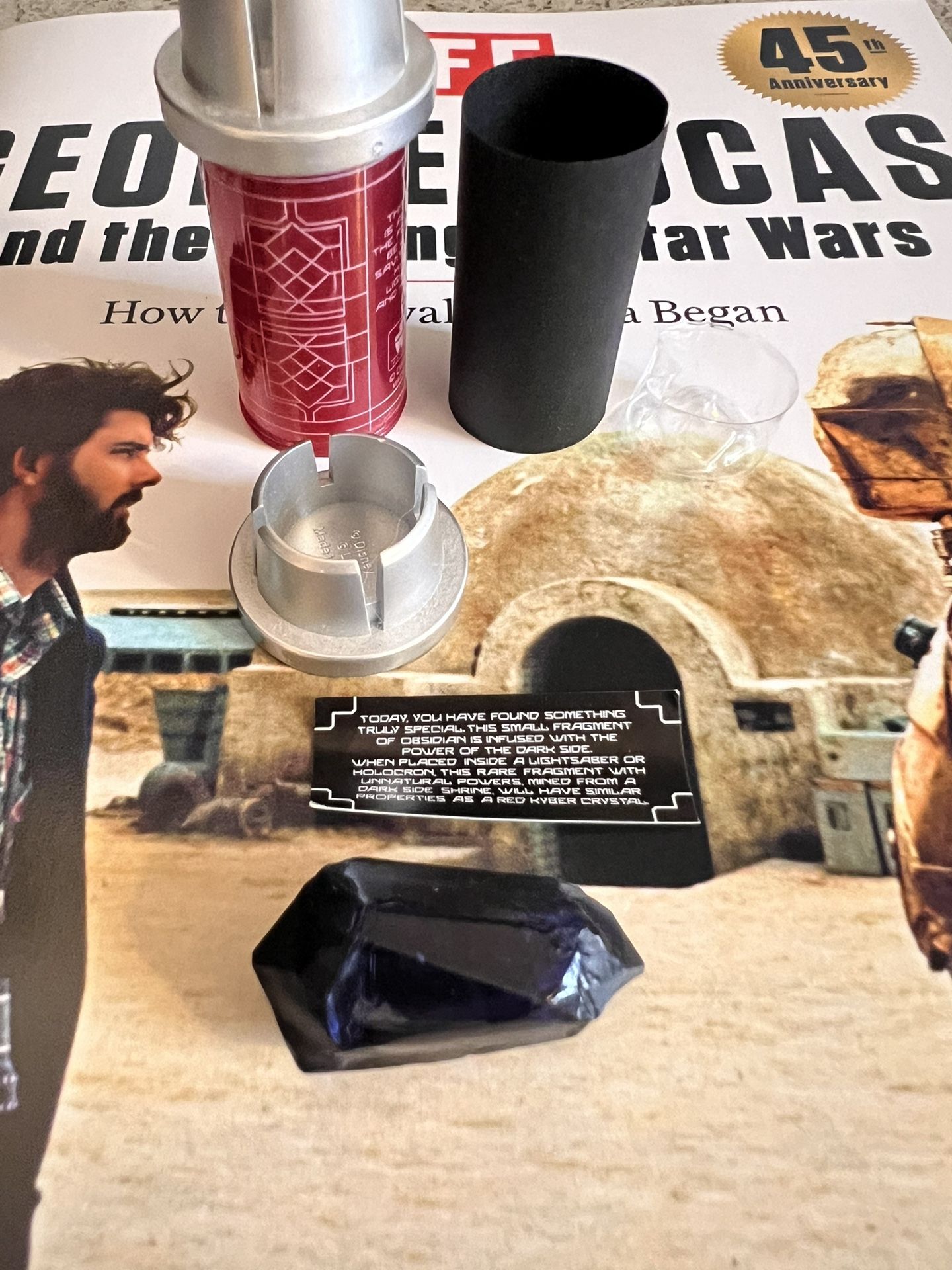 Authentic black Kyber Crystal