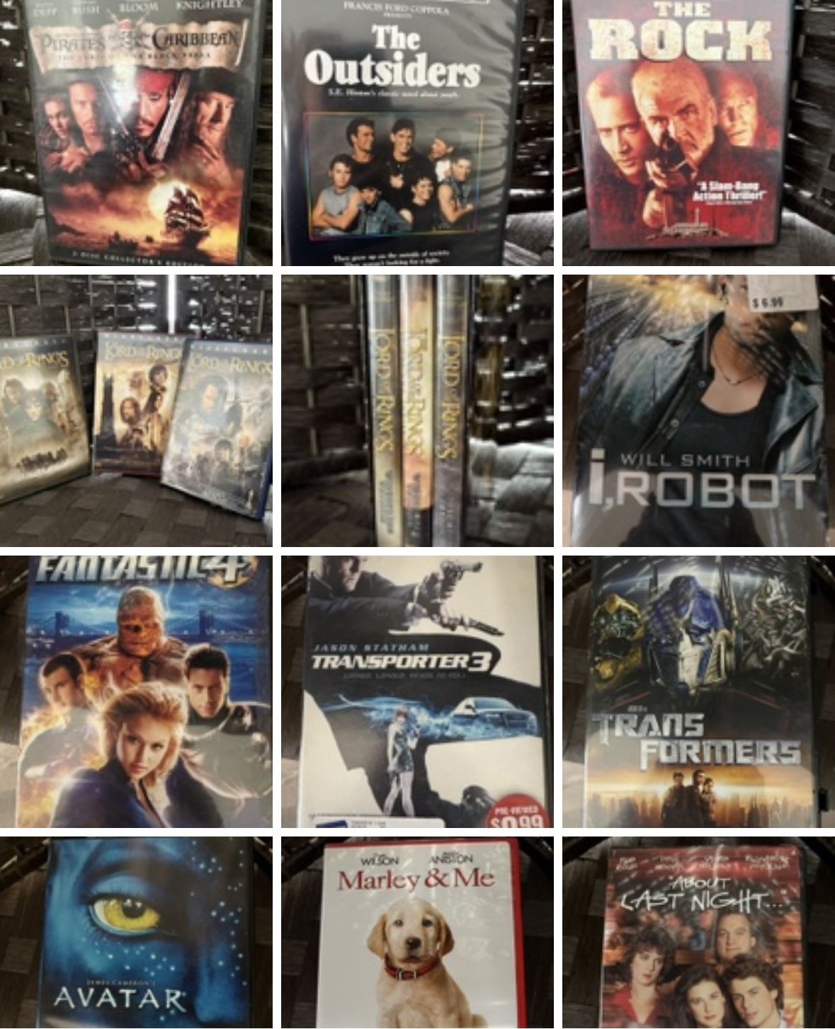 Choose Any 3 DVD’s For $5