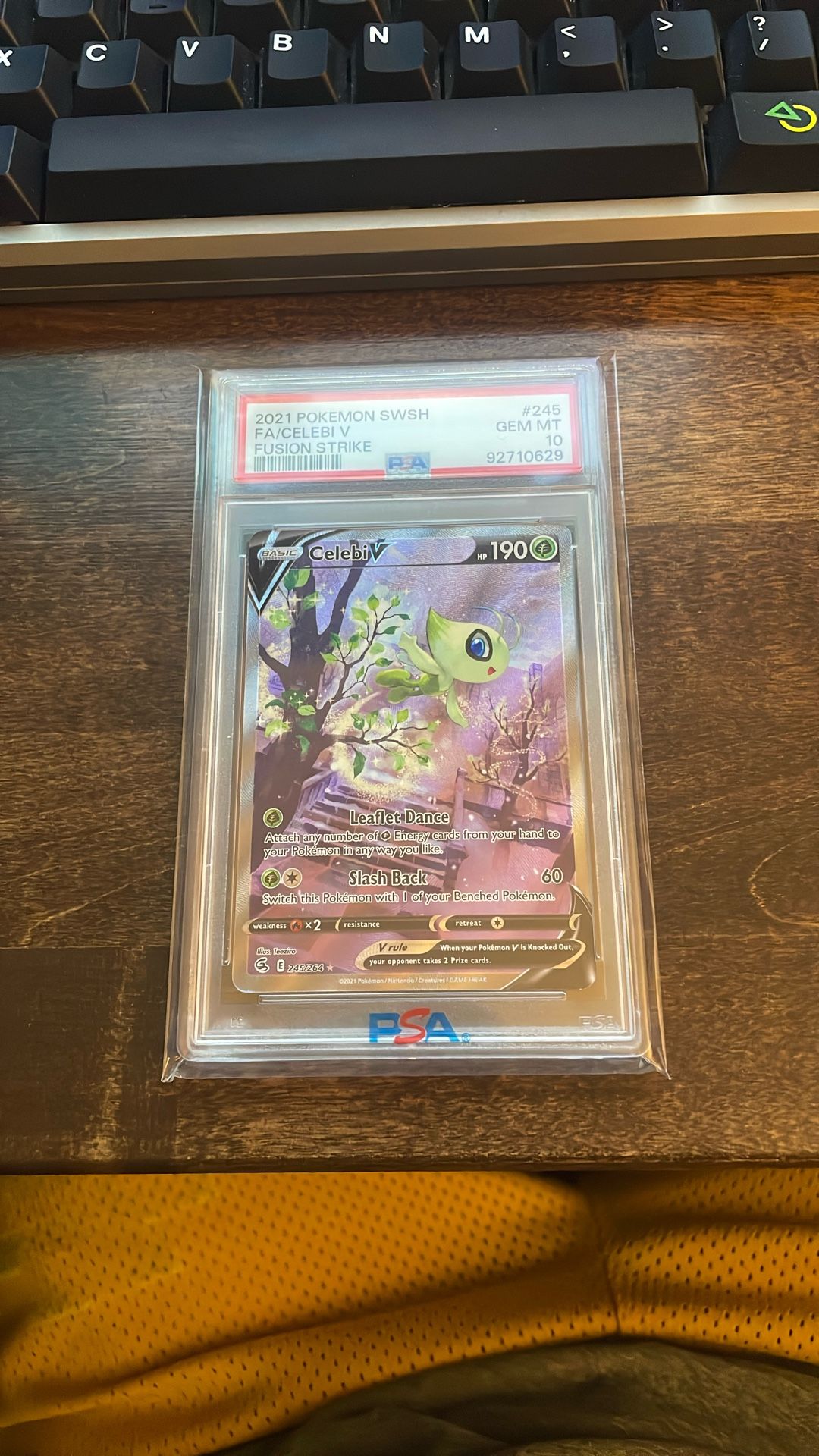 Pokémon Celebi V PSA 10