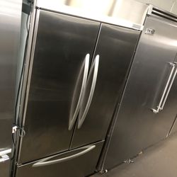 Kitchen Aid 42” Wide Stainless Steel Built In Refrigerator 