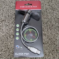 USB Clock Fan