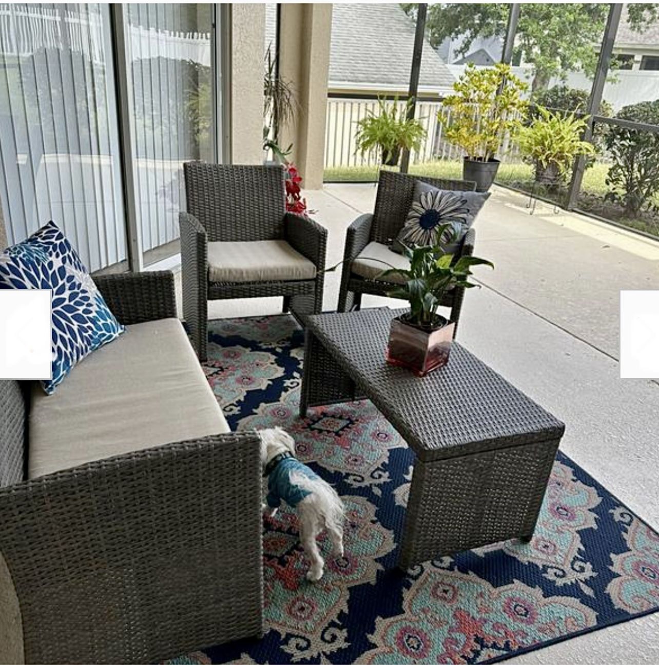 Brand New Indoor Or Outdoor Patio Furniture Set With Cushions for Sale
