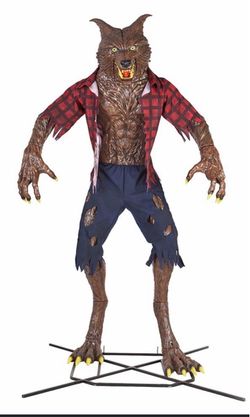 Life-Size Werewolf Halloween Animatronic Decoration