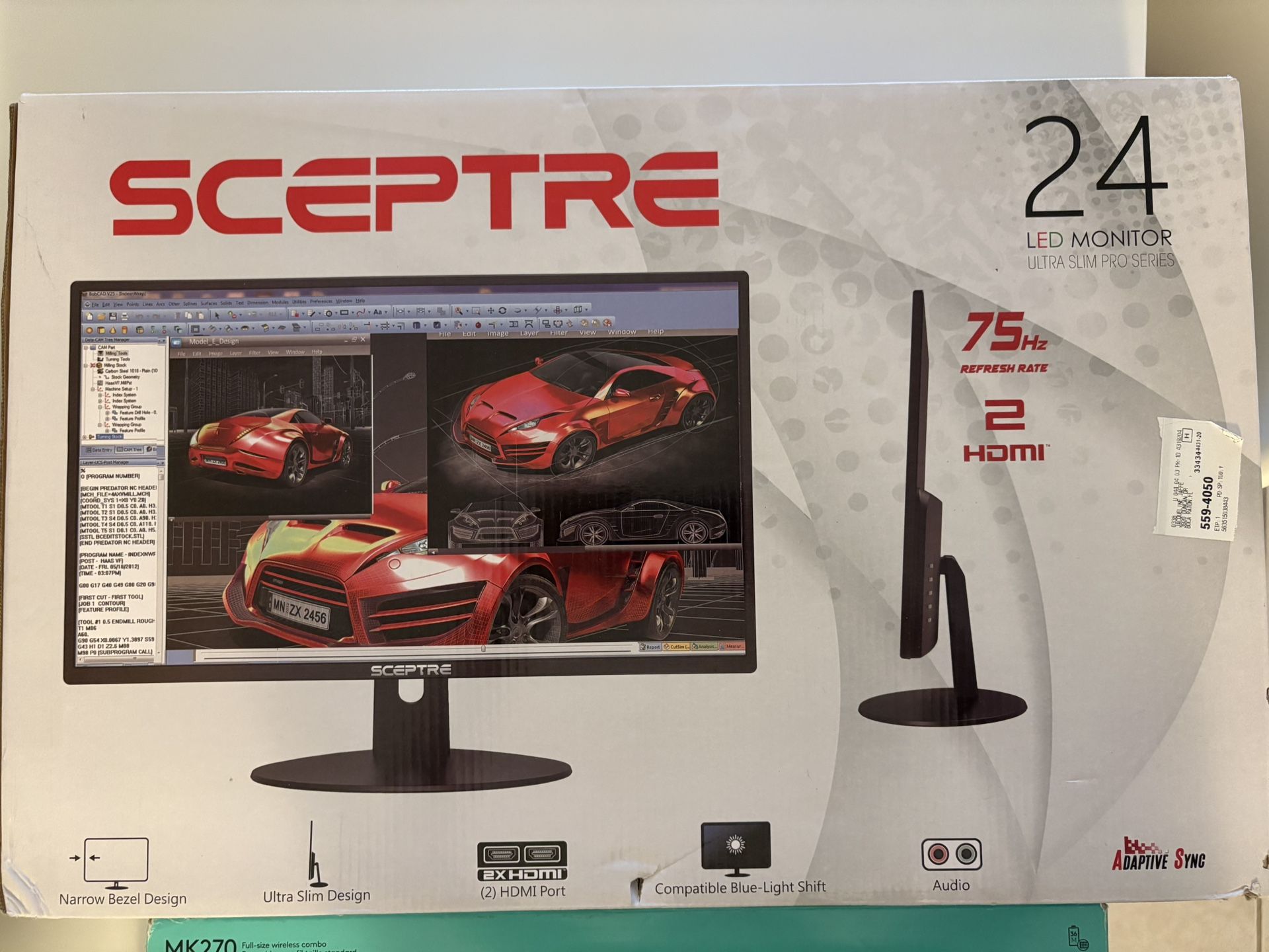 Monitor, Wireless Keyboard/mouse