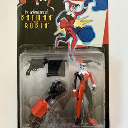 1997 Adventures of Batman & Robin Animated Series HARLEY QUINN Figure MOC
