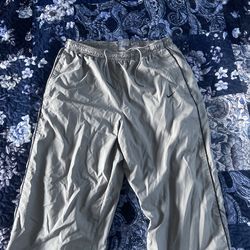 vintage grey and black nike track pants