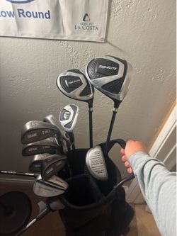 Men’s Golf Setup with Clubs & Bag
