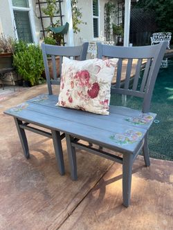 Handcrafted Wood Bench