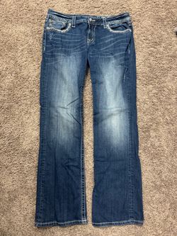 Miss Me Relaxed Boot Cut Jeans – Women's Size 34 💎🦓