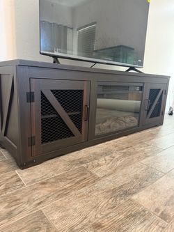 TV Stand Entertainment Center & heater
