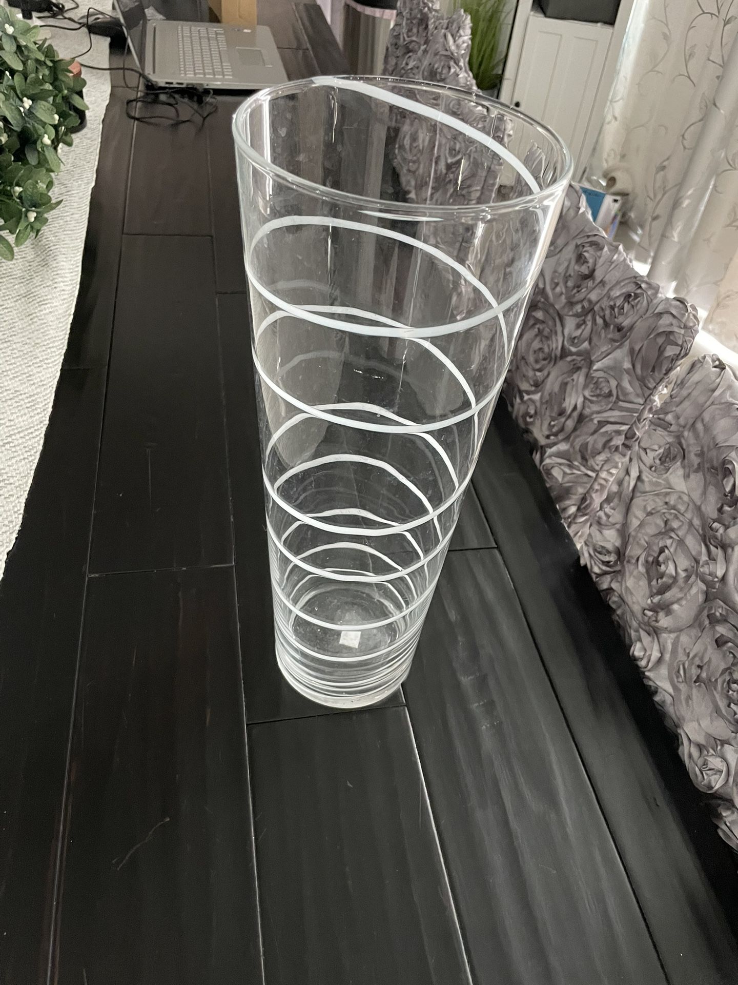 Glass Vase 16x6.