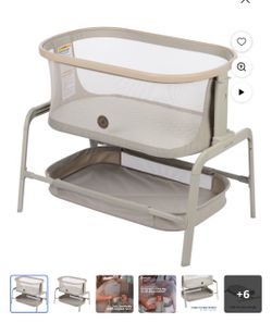 Maxi-Cosi lora Bedside Bassinet, Classic Oat