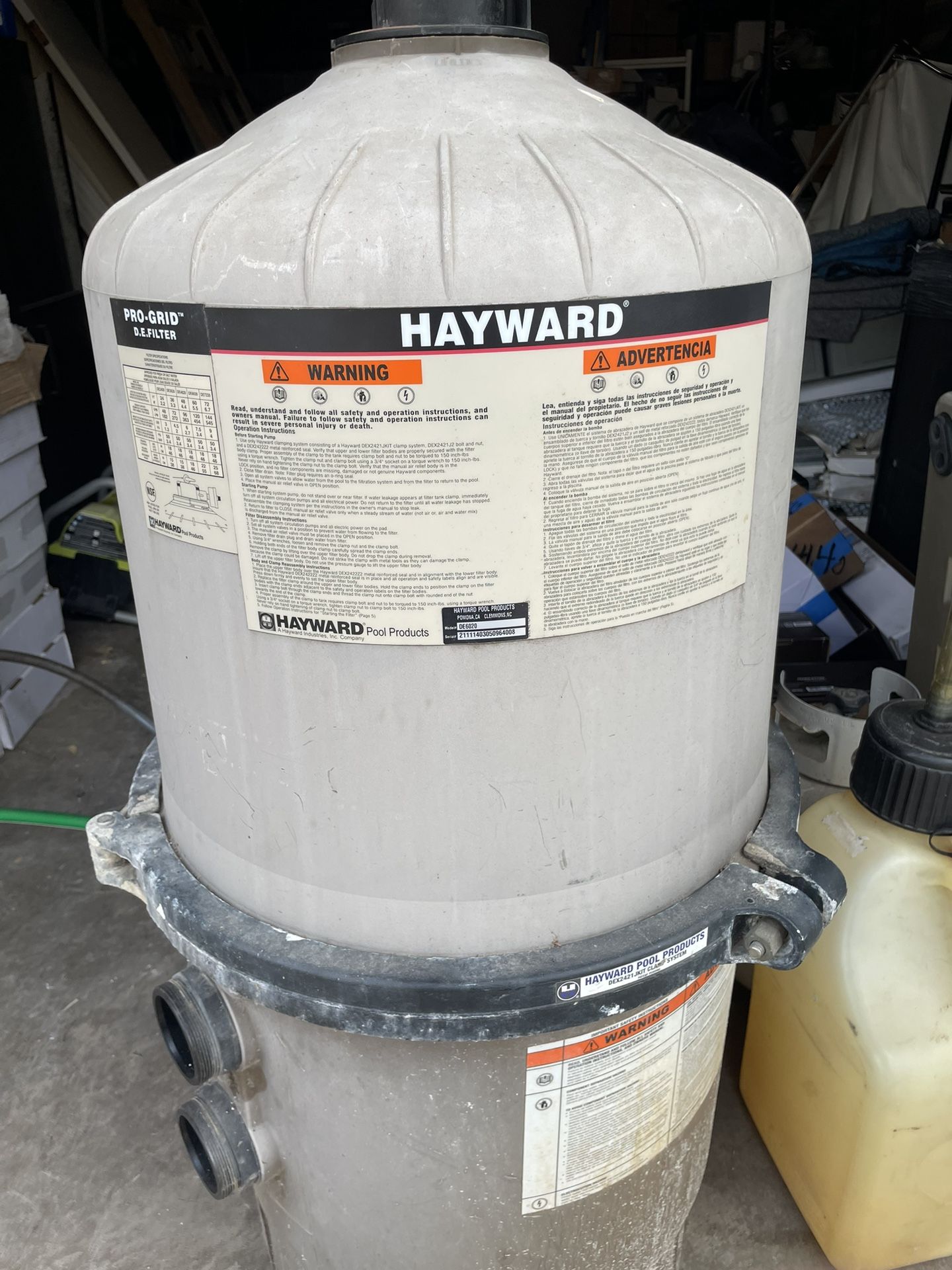 Hayward Pool Filter 60 Sq Ft