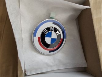Original BMW 50th anniversary heritage emblem pn 51-14-8-087-196.
74mm.