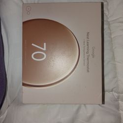Look At This!! Gold Google Nest Thermostat With Sensor