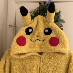 Pikachu Plush Fleece Onesie Adult Size